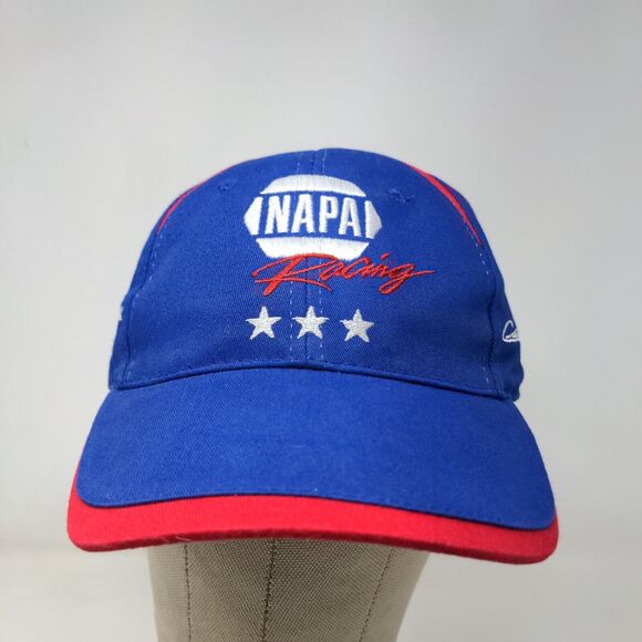 Napa Racing Men's Strapback Hat Blue OSFM Embroidered Logo Fallen Heroes Fund - Picture 2 of 15